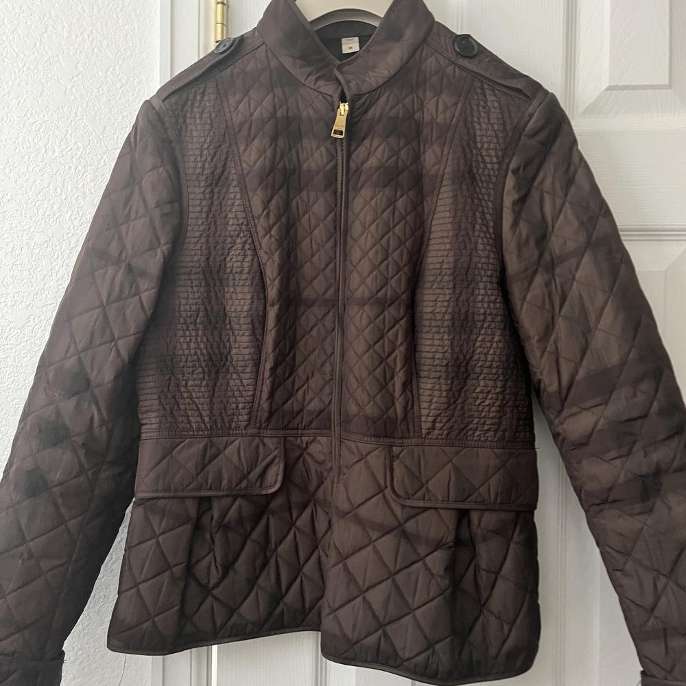 Burberry Chocolate Quilted Jacket